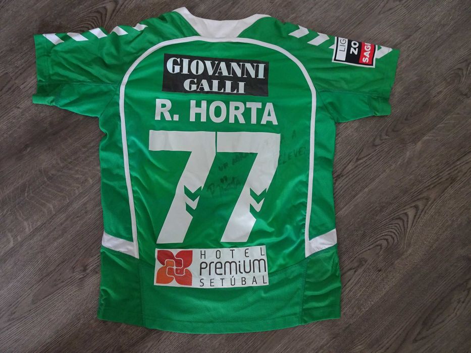 Camisola jogo Ricardo Horta Vitória de setúbal 2013/14 assinada rookie