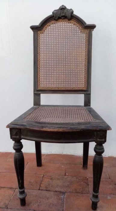 lote de seis cadeiras estilo clássico, muito baratas