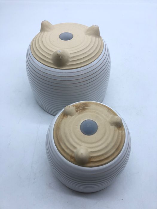 LE TAUCI Ceramiczne doniczki na rośliny, 12 + 16 cm