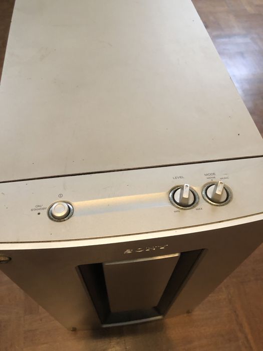 Sistema Sony Pascal - Subwoofer Sony SA-WMS7 e colunas Sony SS-MS7