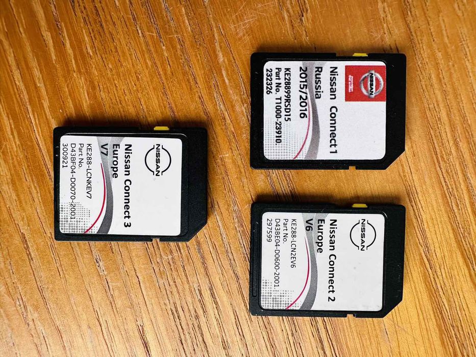 Навігація Ніссан Nissan connect 1, 2, 3  є Україна і Європа