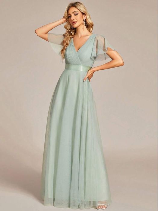 Zwiewna sukienla maxi rozm L Ever Pretty
