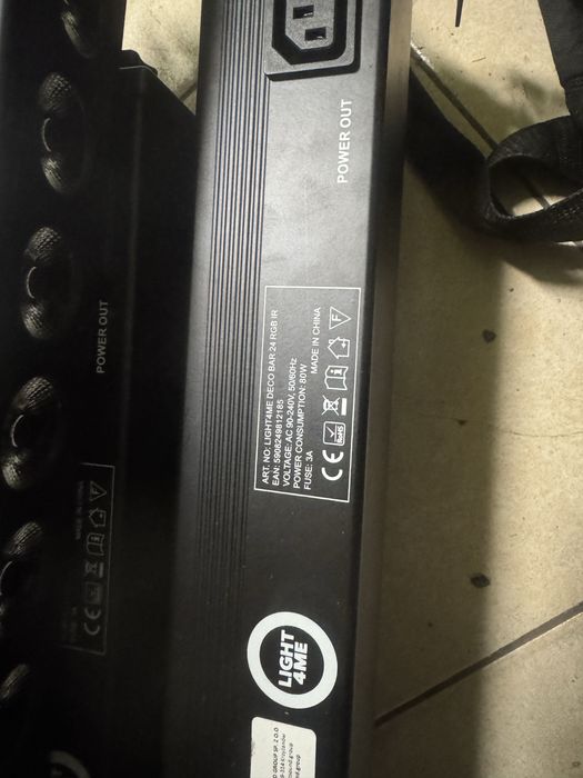 Belka LED Light4me DECO Bar 24x3W RGB IR