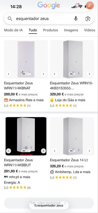 Esquentador inteligente, Zeus