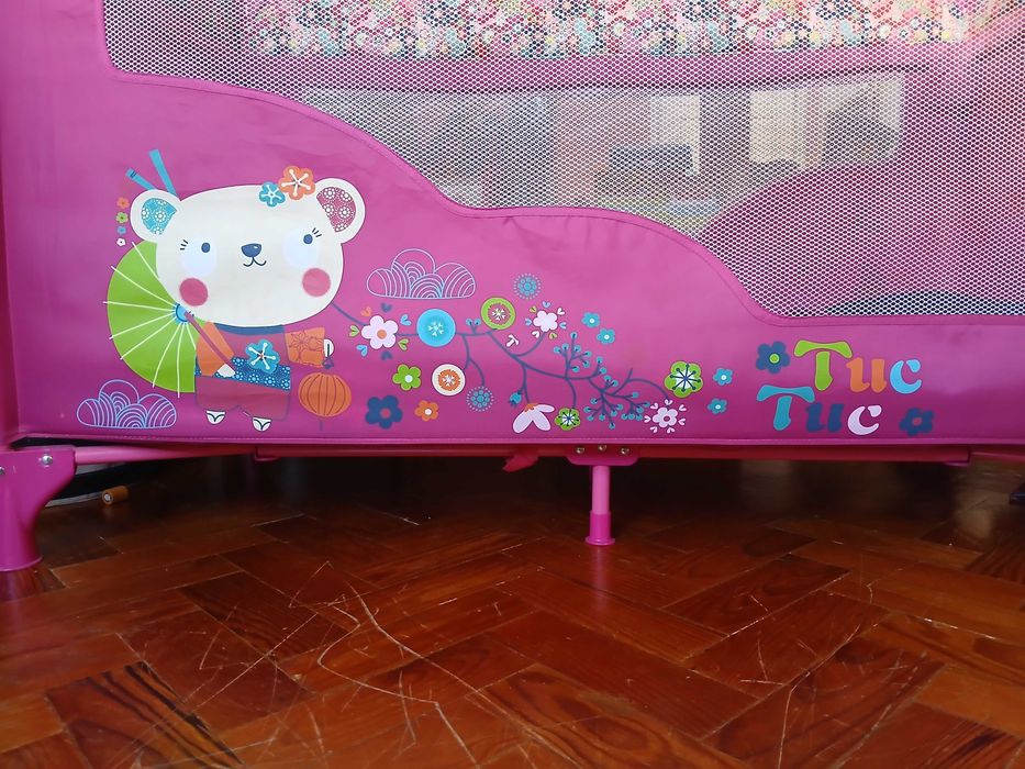Cama de Viagem Tuc-Tuc rosa