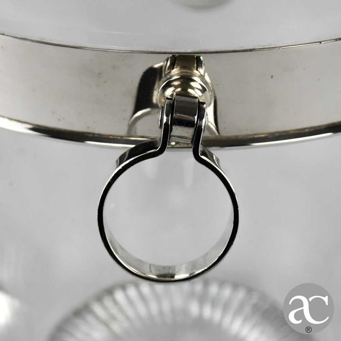 Balde de gelo em Cristal Atlantis e prata