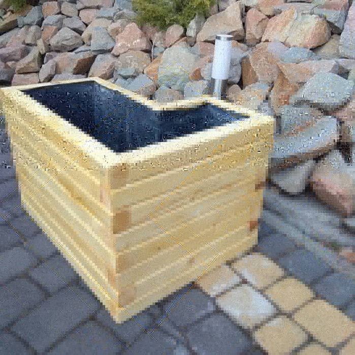 Doniczki Donice Drewniane Na wymiar Drewniane skrzynki skrzynie