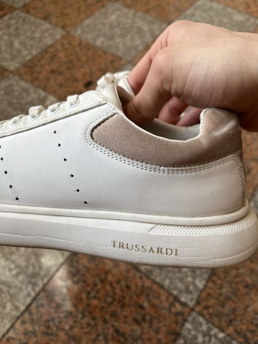 Trussardi sneakersy białe