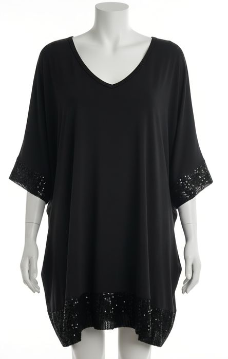 Cudna turecka tunika sylwester karnawał cekiny xxxl 50 52