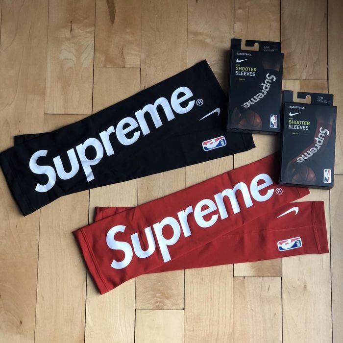 アクセサリー Supreme x NIKE Shooter Sleeves Supreme Nike/NBA Shooting Sleeve - YouTube