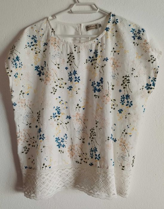 Blusa Natura Bordada