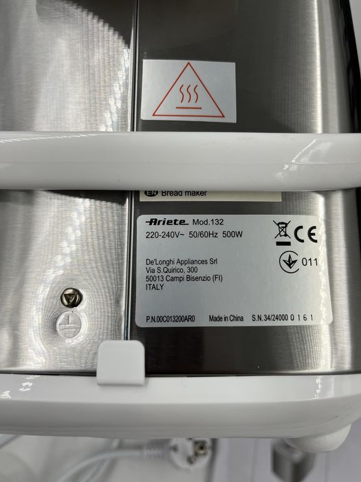 Ariete 132 Panexpress 750 metal maszyna do chleba