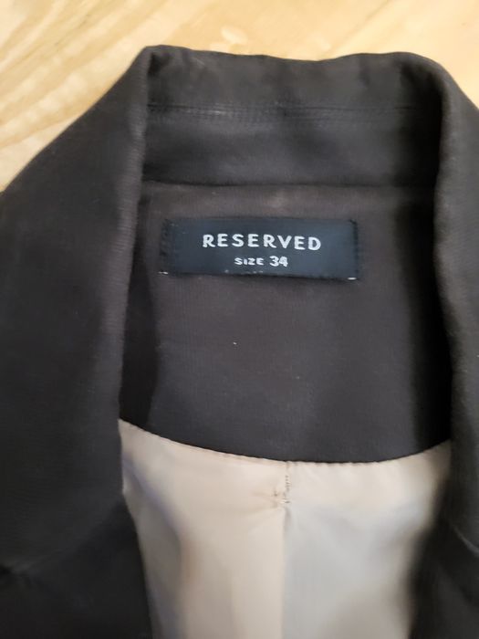Marynarka brązowa czekoladowa Reserved r.34