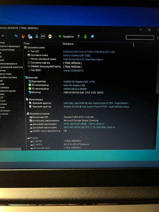 Ноутбук Lenovo IdeaPad 320-15IKB 80XL041ARA