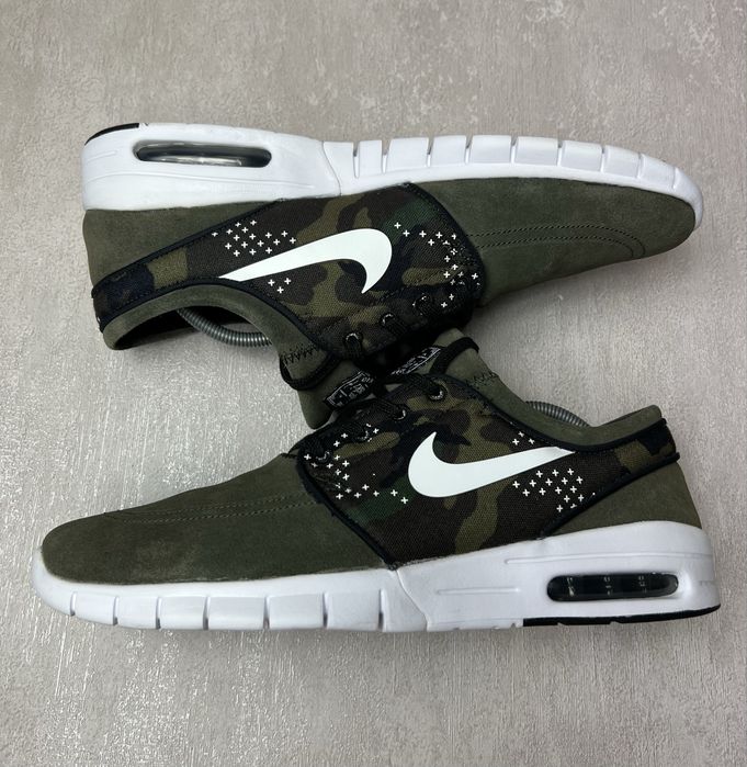 Кросівки Nike Stefan Janoski Air Max Camo Suede