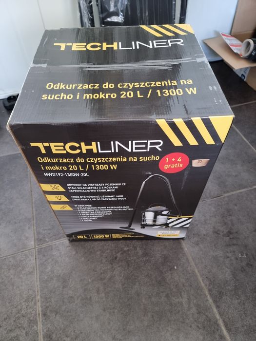 NOWY Odkurzacz Warsztatowy 1300W 20L | Na sucho i mokro | Do Gipsu/Aut