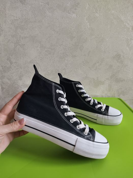 Жіночі високі кеди 40 розмір на платформі від бренду Primark