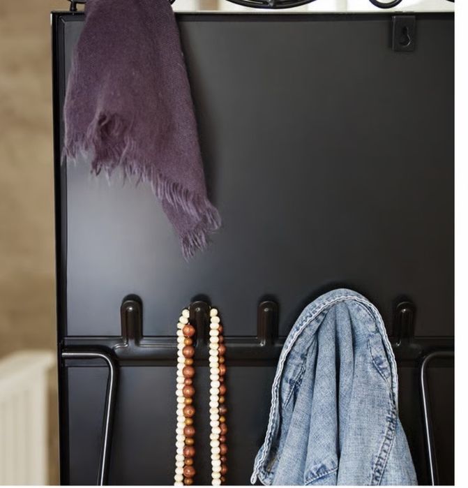 KARMSUND IKEA Lustro stojące, czarny, 40x167 cm