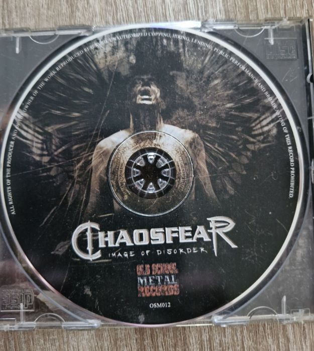Chaosfear CD Image of Disorder