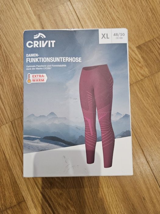 Чоловіча і жіноча безшовна зональна термобілизна Crivit