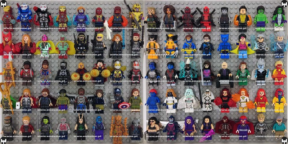 MM - Mini Figuras LEGO - Filmes / Series / Anime / Jogos / Marvel