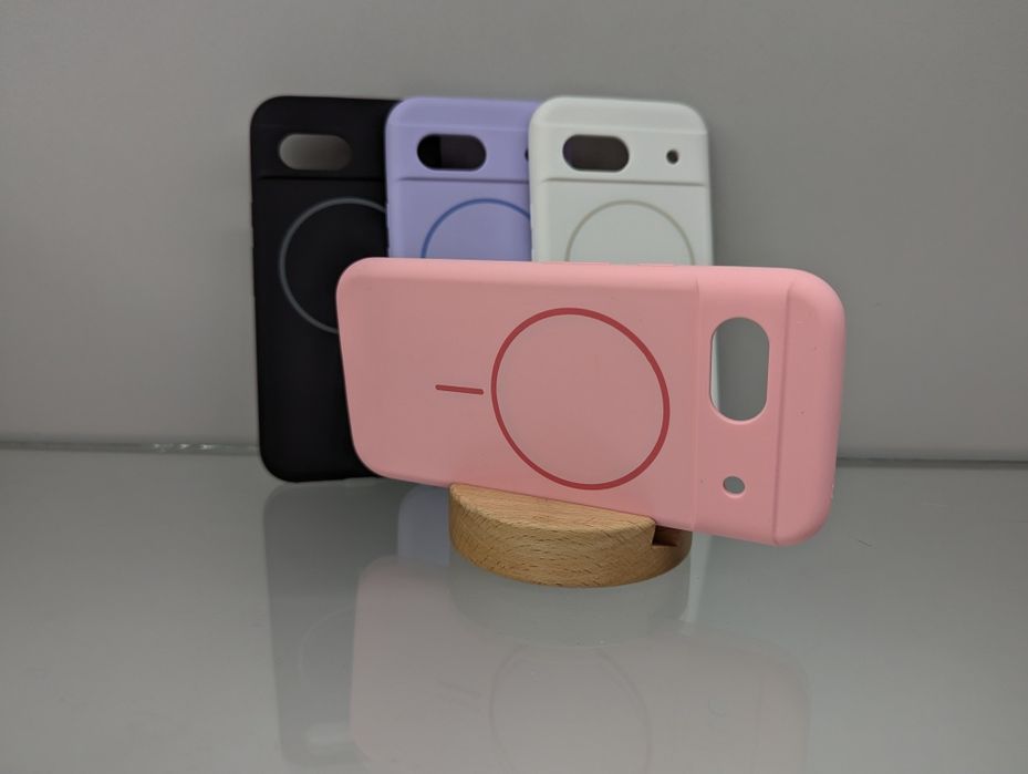 Google Pixel 8A Противоударный чехол з Magsafe софт тач Чохол