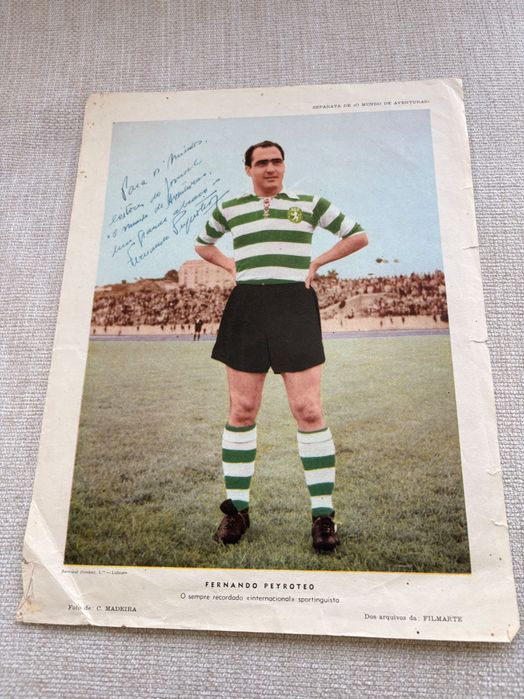 Sporting Clube de Portugal, autógrafo Peyroteo