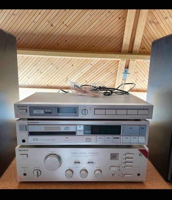 Sony ta ax 500 aluminium, wzmacniacz , komolet