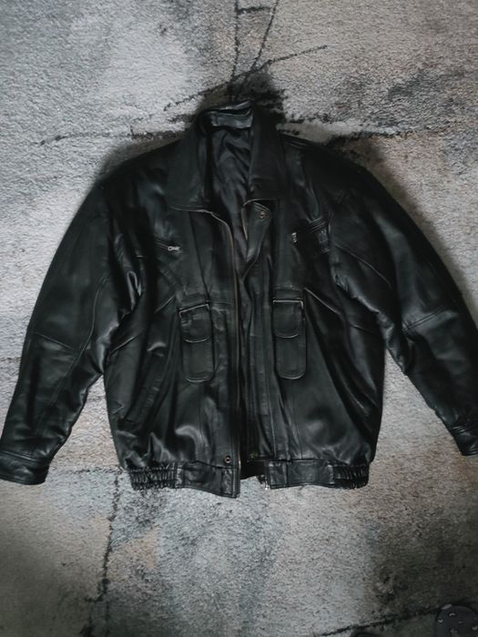 Kurtka real vintage retro skórzana grunge alternative 60s 70s 80s