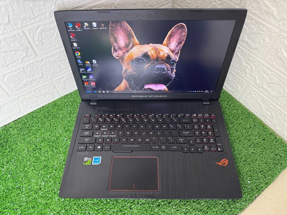 Asus Rog｜GTX 1050 Ti｜i7 7700HQ｜15.6" FHD｜OЗУ 16 gb｜SSD 256 gb + 1 tb