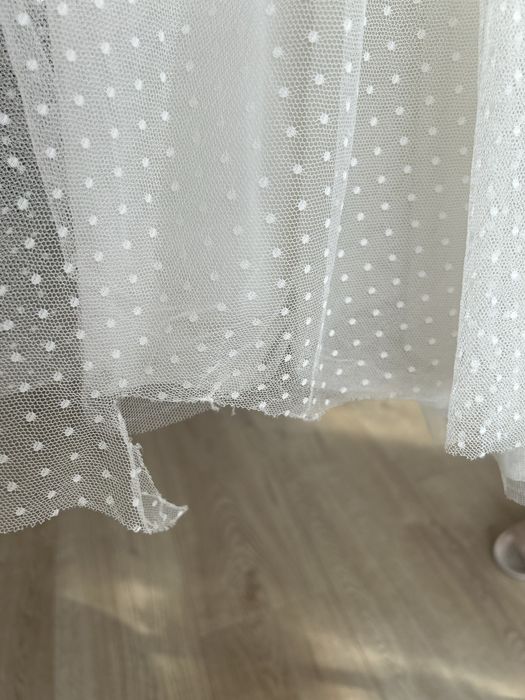 Suknia slubna BOHO, kropki, Maybee, Sylwia Kopczyńska, 34/36