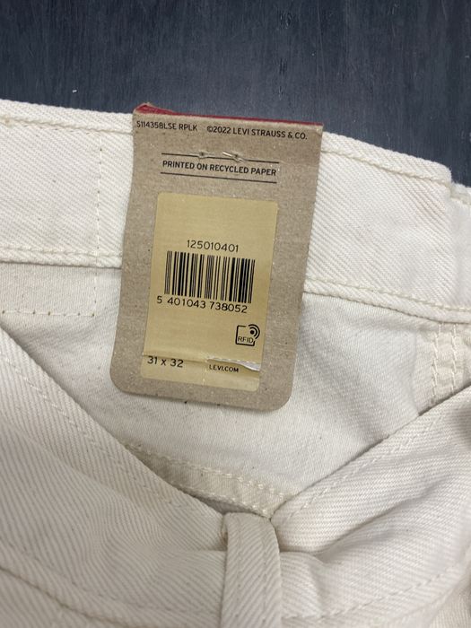 Jean Levi’s Femminina  501 Original  Cream W31 L32