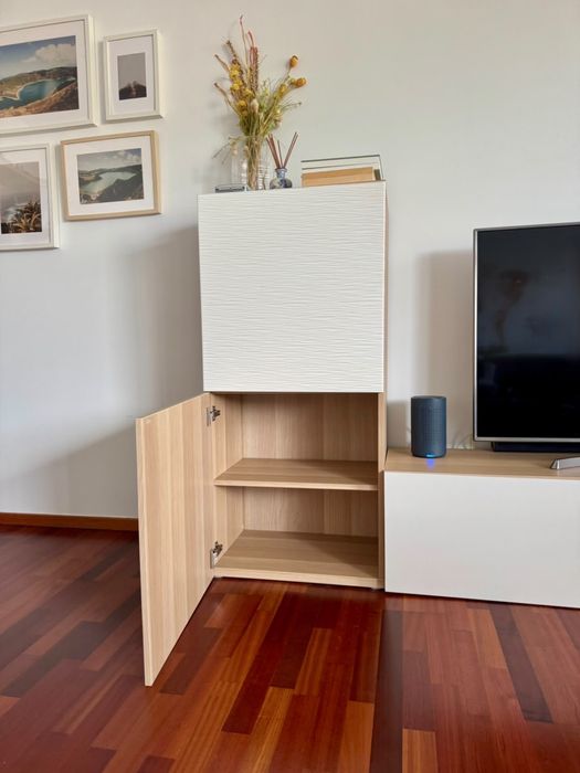 Conjunto IKEA BESTA - Movel TV+Estante