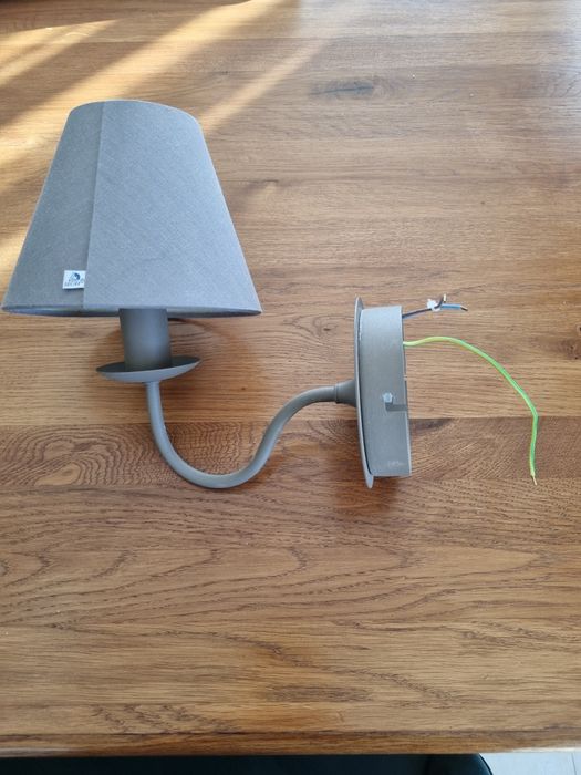 Sprzedam nowoczesny kinkiet ścienny marki Lucide - kolor szary