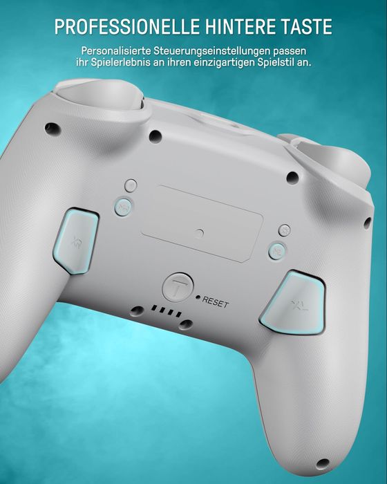 Kontroler bezprzewodowy PALPOW do Switch 2 z RGB LED - Biały