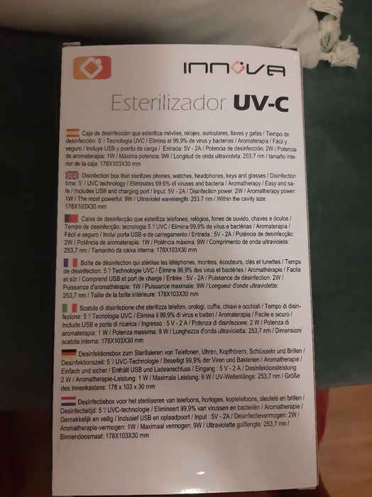 Sterilization Box for Mobile Phones, Headphones, Glasses, etc.64552192332801123