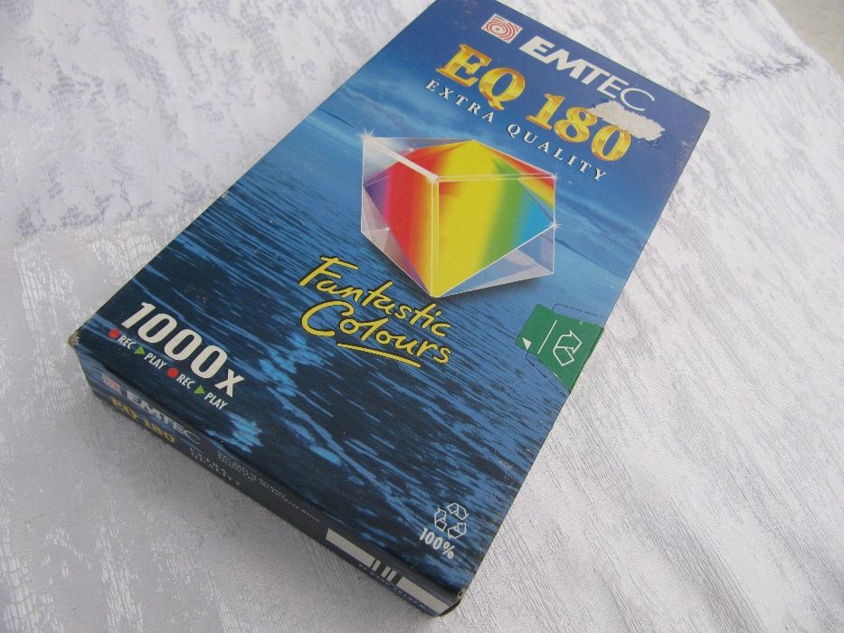 Видеокассеты BASF EMTEC VHS,180 мин для видеомагнитофона новые,хром