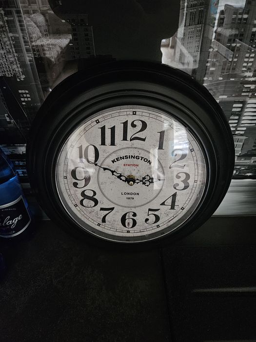 Zegar ścienny wskazówki Kensington London