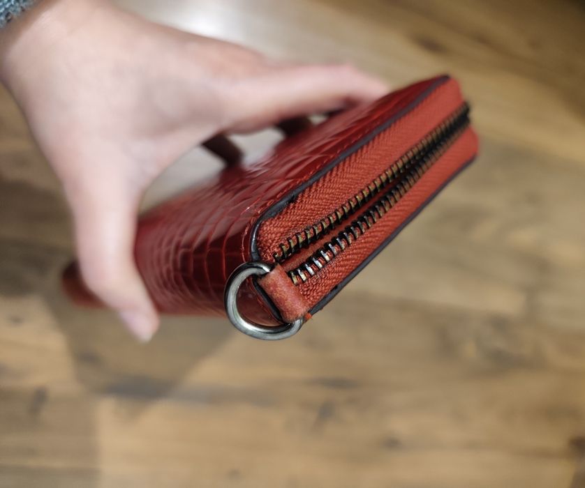 Portfel damski koperta skóra