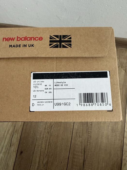 Nowe buty New Balance 991v2 made in uk 44,5 England elephant skin grey 991