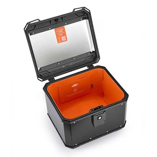 KMX500A , KMX500B kufer aluminiowy 50L z wyściółką i płytą