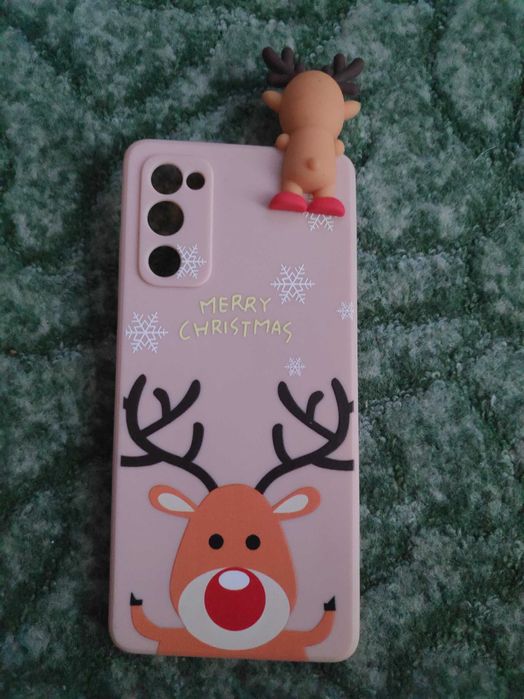 Etui silikonowe Samsung S20FE świąteczny renifer