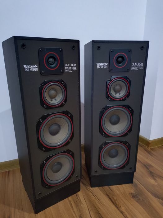 WATSON BX 6860 kolumny głośniki 4:way bass reflex Wysyłkąa