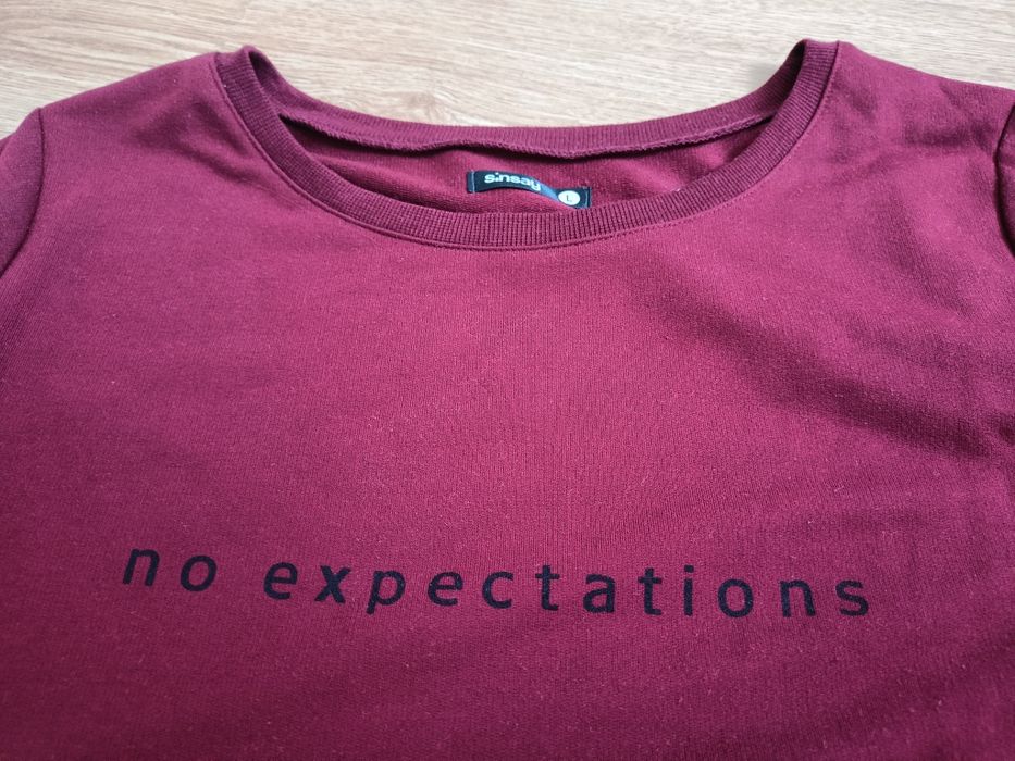 Bluza, długa bordowa