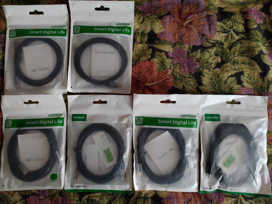 Ugreen, Vention, Baseus, etc, - зарядные/дата кабели, HUB USB A