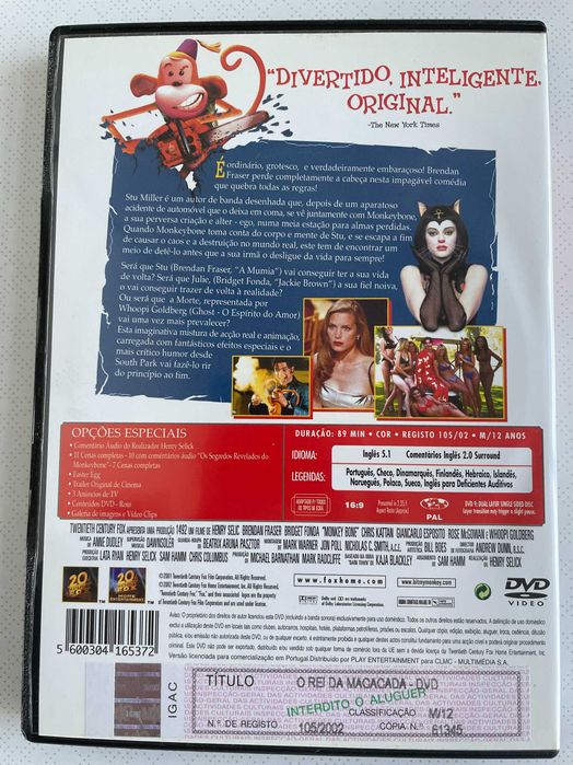 Monkeybone: o rei da macacada / Monkeybone