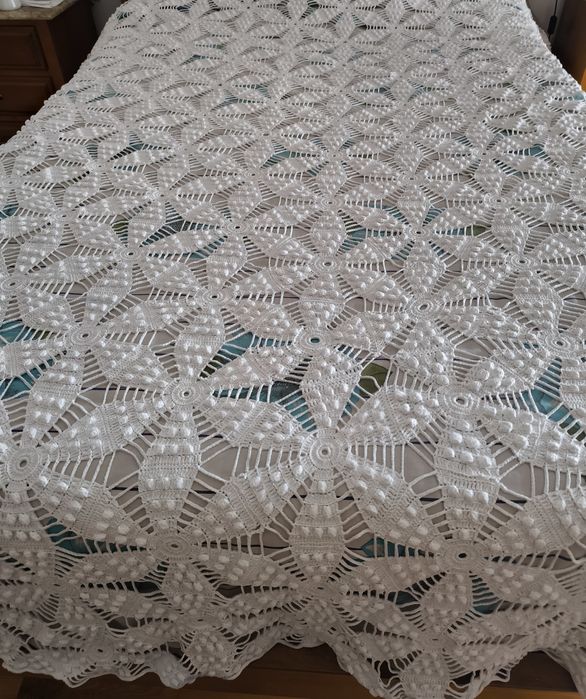 Colcha de crochê