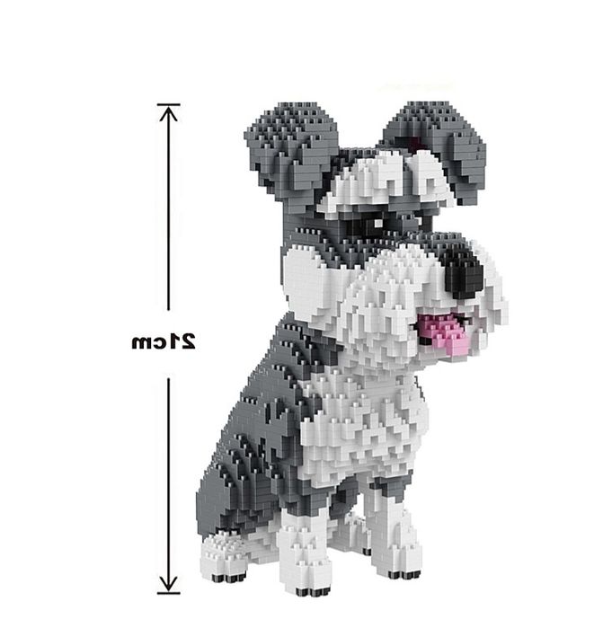 Piesek z mini klocków