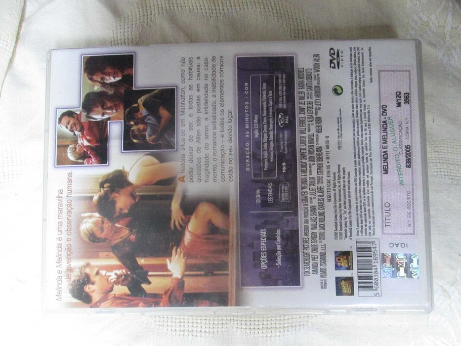 DVD - Melinda e Melinda , de Woody Allen