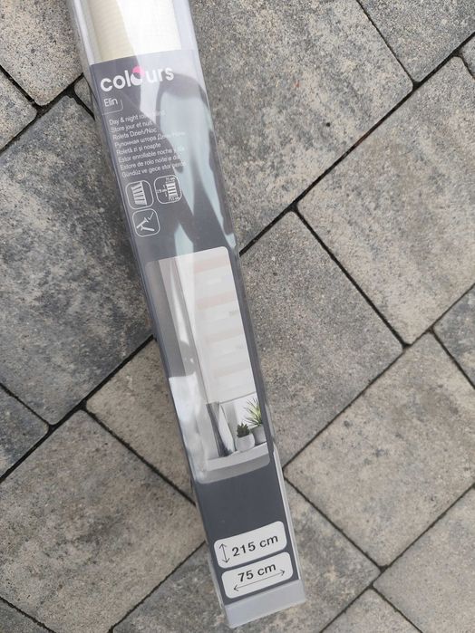 Nowa roleta balkonowa dzień noc 75x215 kremowa